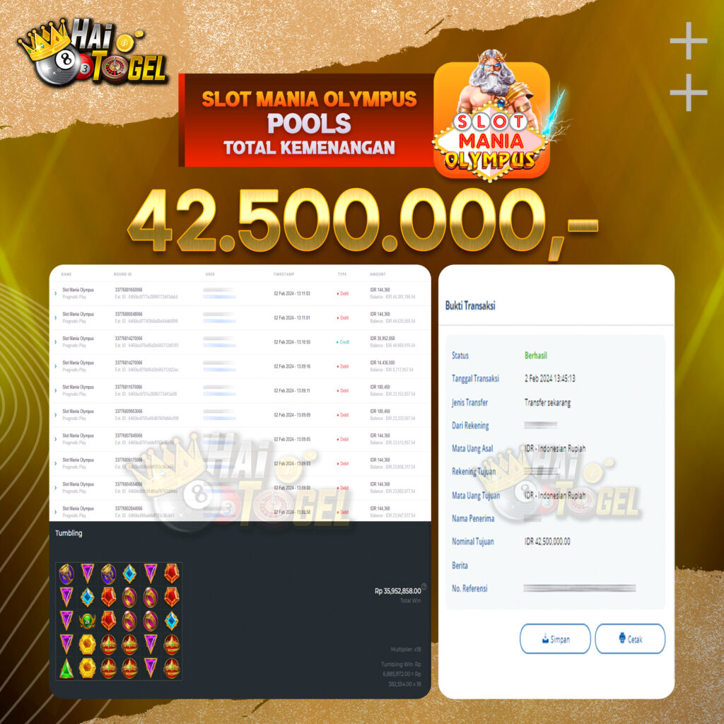 BUKTI JACKPOT HAITOGEL SLOT