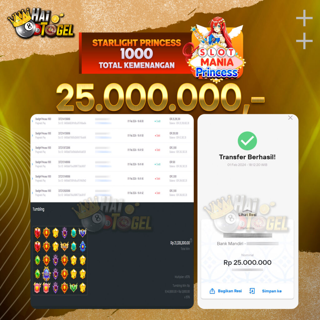 BUKTI JACKPOT HAITOGEL SLOT