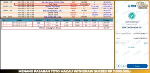 Read more about the article HAITOGEL TOGEL MENANG BESAR : TOTOMACAU4D RP. 7.220.000
