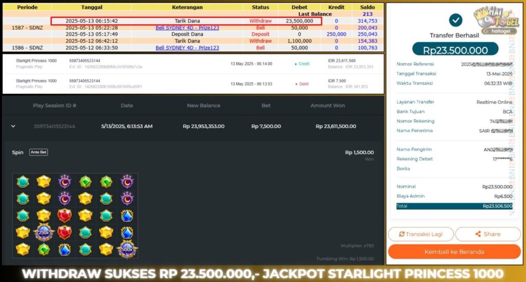 BUKTI JACKPOT HAITOGEL SLOT