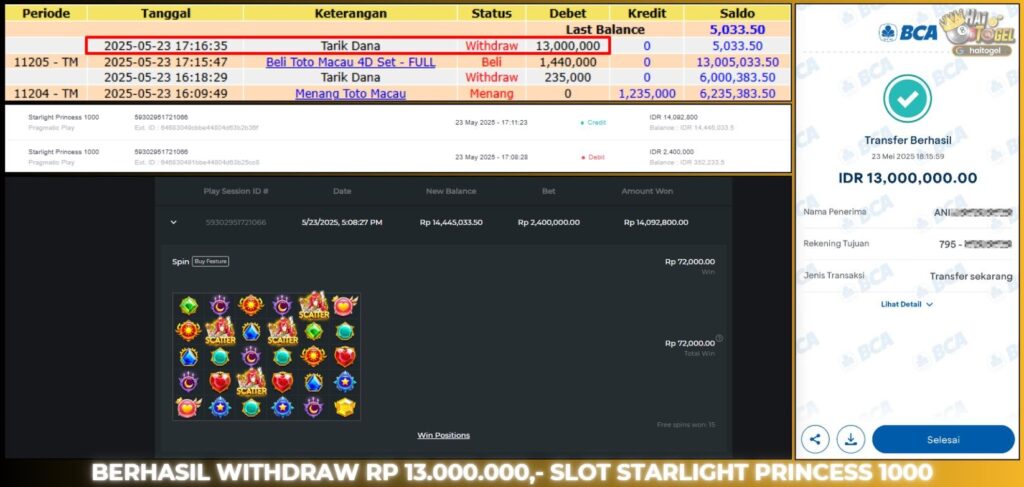 BUKTI JACKPOT HAITOGEL SLOT