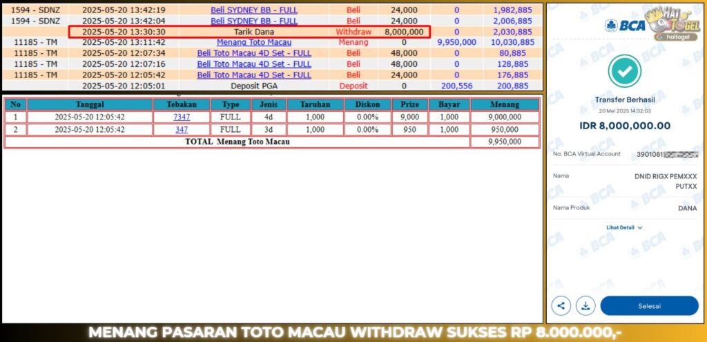 BUKTI JACKPOT HAITOGEL TOGEL