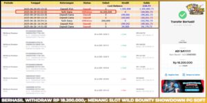 Read more about the article HAITOGEL SLOT BUKTI GACOR WILD BOUNTY SHOWDOWN RP. 18.200.000
