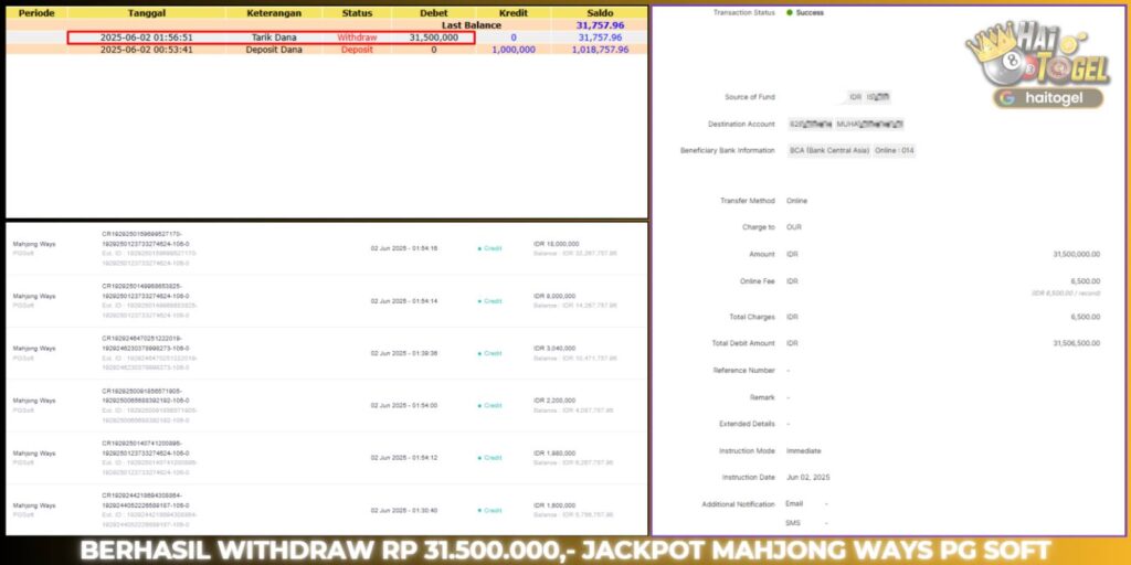 BUKTI JACKPOT HAITOGEL SLOT