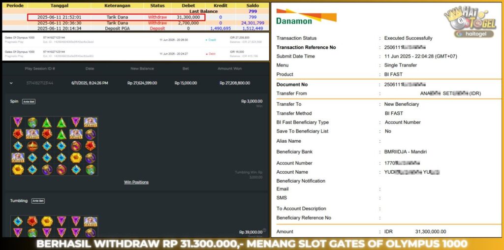 BUKTI JACKPOT HAITOGEL SLOT