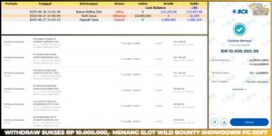 Read more about the article HAITOGEL SLOT BUKTI GACOR WILD BOUNTY SHOWDOWN RP. 10.000.000