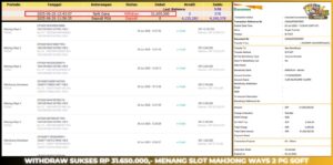 Read more about the article BUKTI GACOR SLOT HAITOGEL MAHJONG WAYS 2 RP. 31.650.000