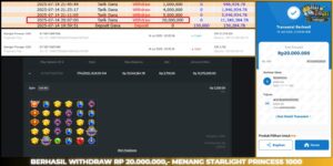 Read more about the article SLOT HAITOGEL AUTO CUAN : STARLIGHT PRINCESS 1000 RP. 20.000.000