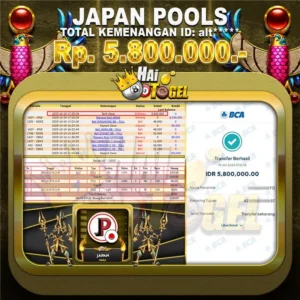 Read more about the article BUKTI JP TOGEL HAITOGEL : JAPAN POOLS RP. 5.800.000