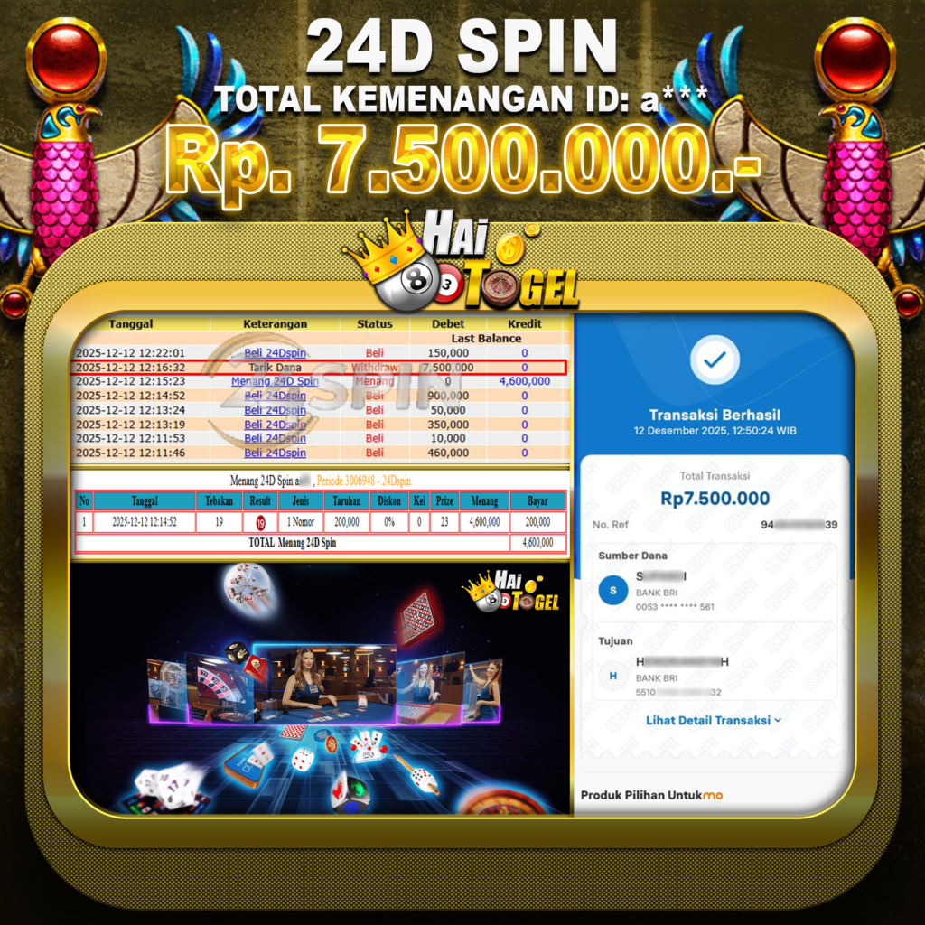 BUKTI MENANG CASINO HAITOGEL