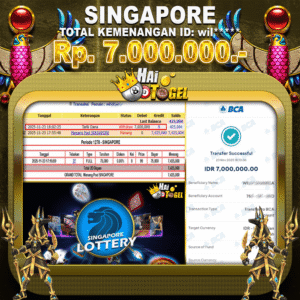 Read more about the article ANGKA TEMBUS JP MELEDAK TOGEL SINGAPORE HAITOGEL MENANG Rp 7.000.000
