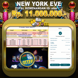 Read more about the article BUKTI MENANG TOGEL NEW YORK EVE Rp11.000.000 JUTA DI SITUS BERASTOGEL LANGSUNG LUNAS