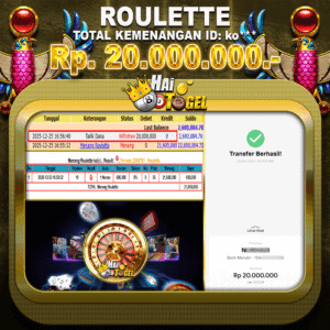 Read more about the article MEGA WIN GAME CASINO ROULETTE SEBESAR Rp20.000.000 JUTA DI HAITOGEL LANGSUNG LUNAS