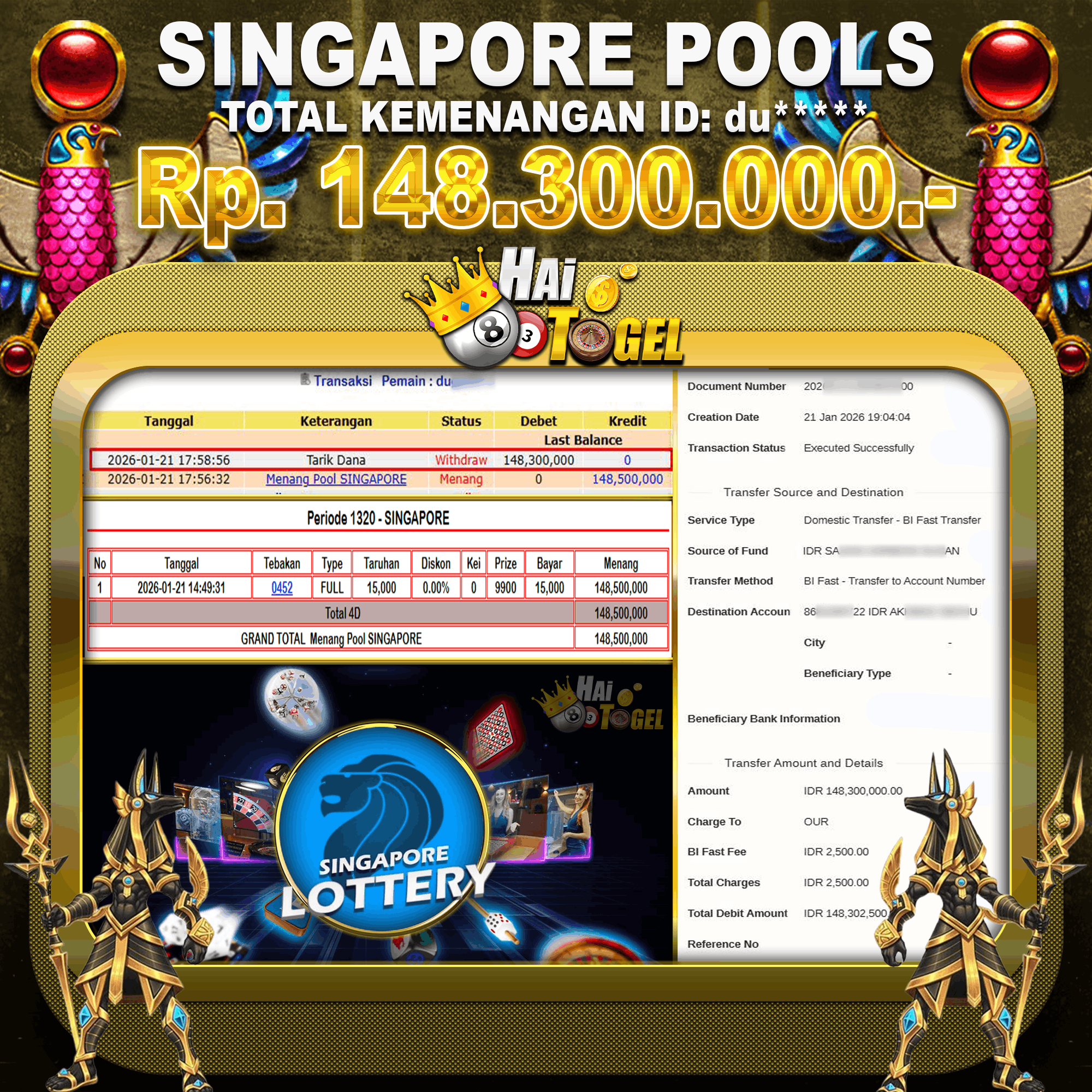 You are currently viewing RAIH KEMENANGAN FANTASTIS BERSAMA HAITOGEL! BUKTI TEMBUS ANGKA TOGEL SINGAPORE