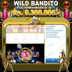 Read more about the article KEMENANGAN SLOT GACOR WILD BANDITO DI HAITOGEL