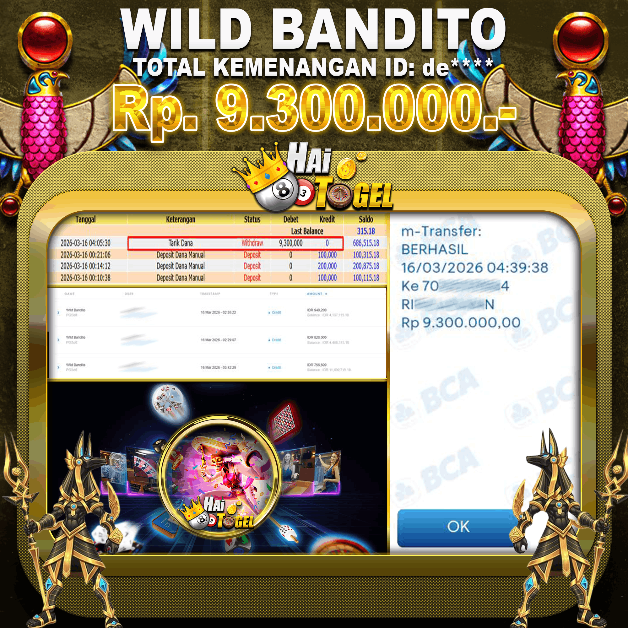 You are currently viewing KEMENANGAN SLOT GACOR WILD BANDITO DI HAITOGEL