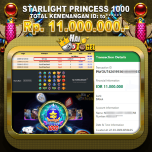 Read more about the article MENANG WOW! STARLIGHT PRINCESS 1000 CUAN 10 JUTA DARI SITUS HAITOGEL