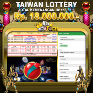 Read more about the article TOGEL TAIWAN HAITOGEL CAIR MENANG Rp18.000.000
