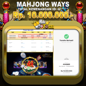 Read more about the article STRATEGI SLOT HAITOGEL GACOR MAHJONG WAYS RP. 10.000.000