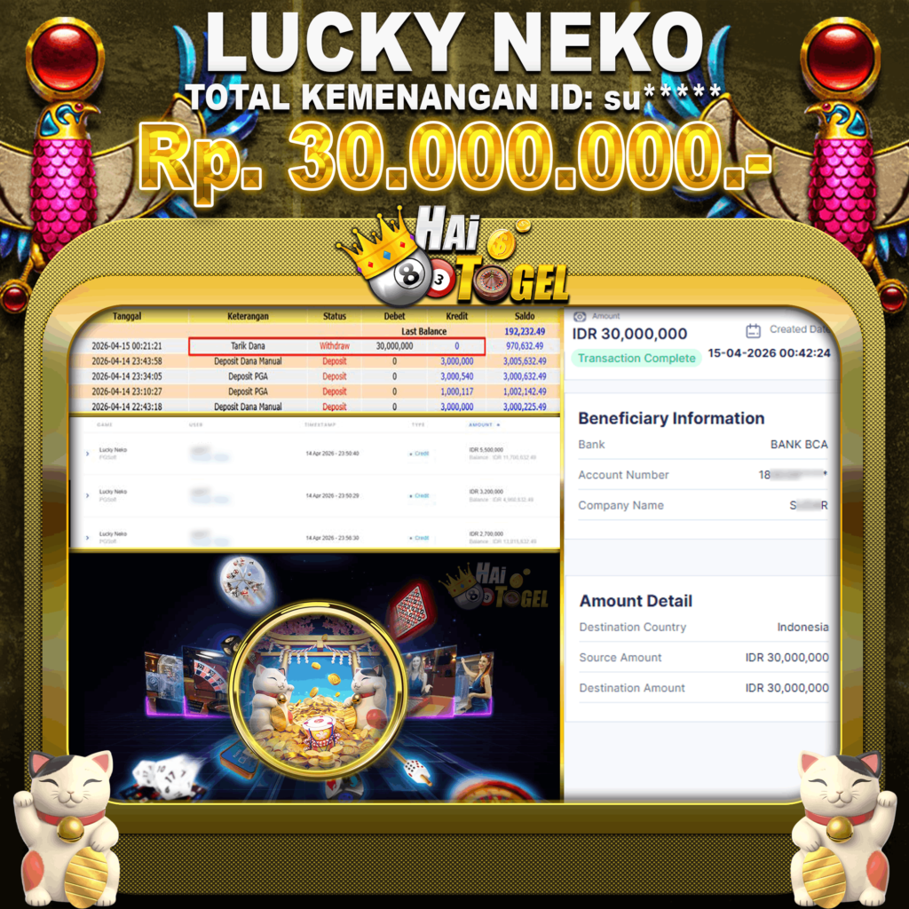 BUKTI PEMBAYARAN HAITOGEL SLOT