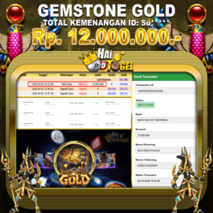 Read more about the article KEMENANGAN SLOT JP HAITOGEL GEMSTONES GOLD RP. 12.000.000