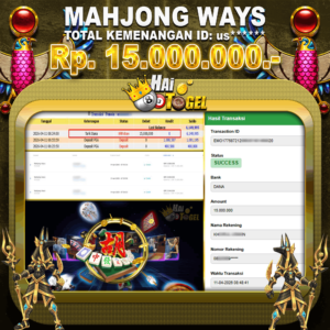 Read more about the article DARI SPIN HINGGA MAXWIN HAITOGEL SLOT MAHJONG WAYS MENANG Rp 15.000.000